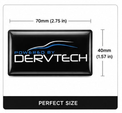 Powered By Dervtech Gel Badge