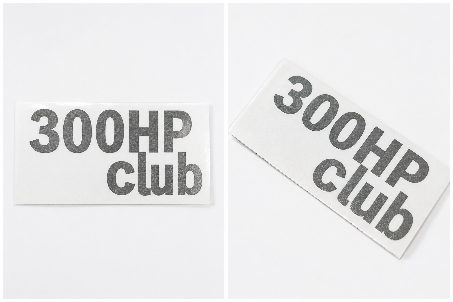 300HP Club Vinyl Stickers